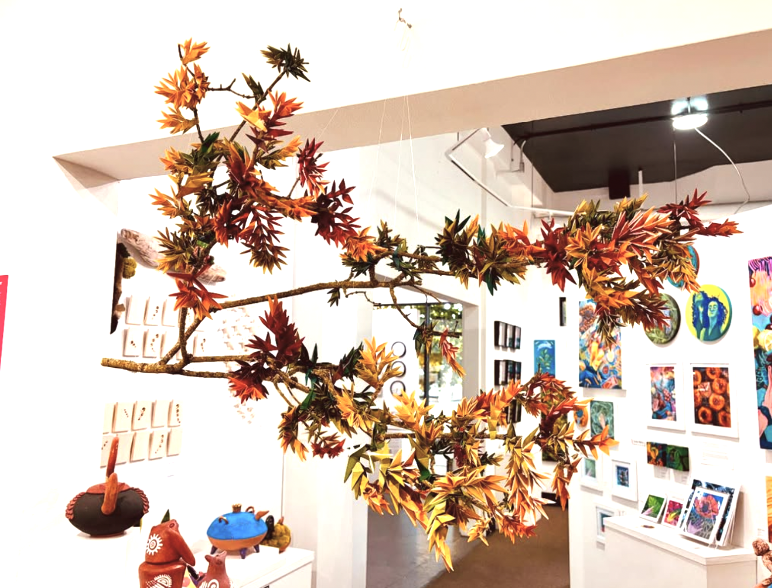 Autumn branch installation