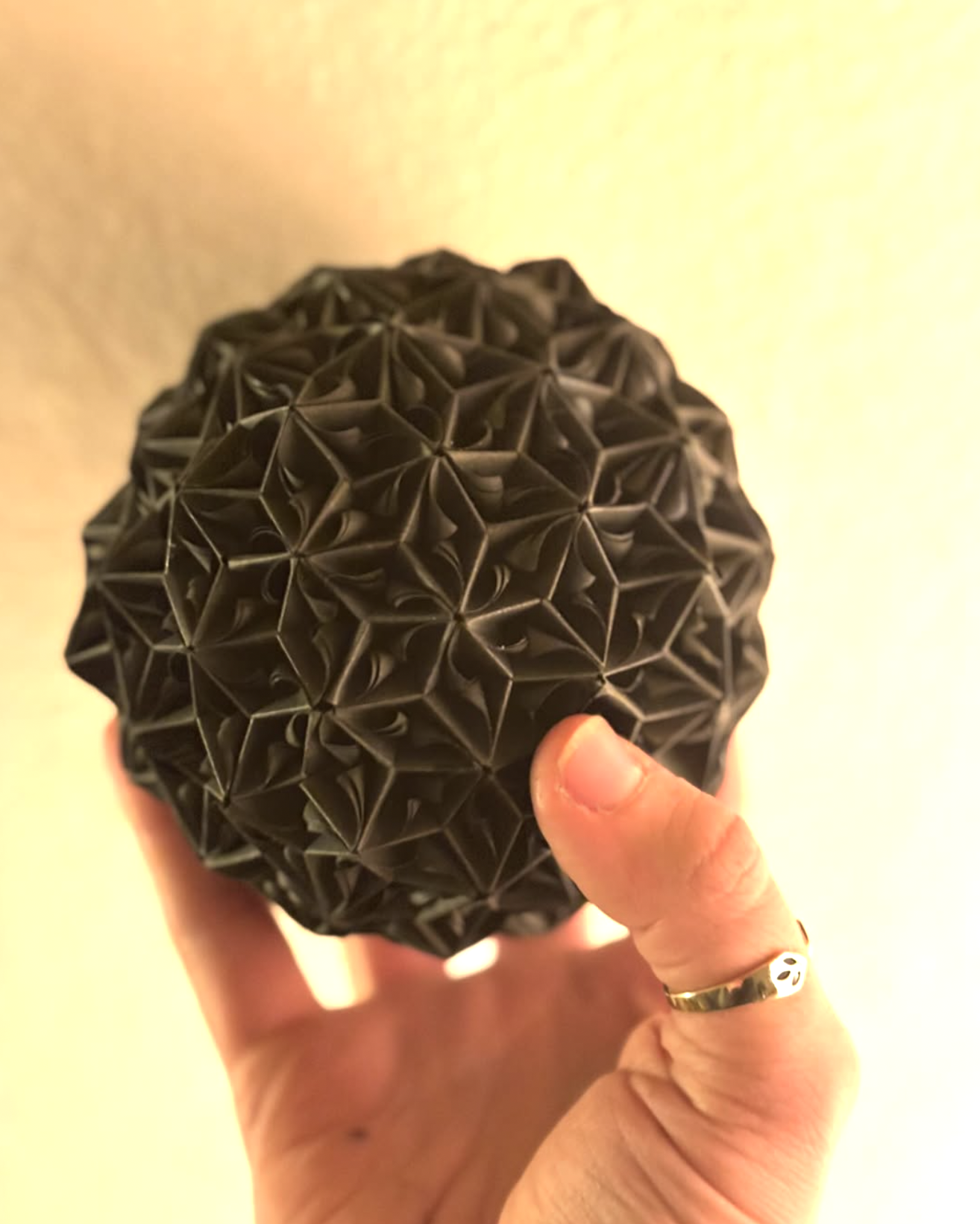 Black kusudama
